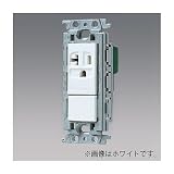 パナソニック 15A・20A兼用埋込接地コンセント ブランクチップ付 絶縁取付枠付 20A 125V ベージュ WTF19214FK