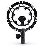 ショックマウント Blue Yeti and Snowball マイク用 ブラック Shock Mount black ショックマウントコンデンサーマイク