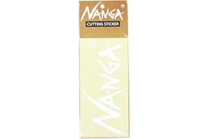 [NANGA] ナンガカッティングステッカー NANGA CUTTING STICKER N1St WH ホワイト S 車用 ステッカー