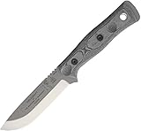 TopsナイフB。O。BのBrothers Bushcraft Fieldcraft B。O。Bハンター – 154 cmスチール(ブラックリネンMicarta )
