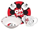 ディズニーミッキーHug Me 3ピース食器セットby RSquared