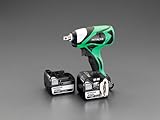 エスコ DC14.4V(1/2"DR)インパクトレンチセット(充電式) EA813DN-2CS