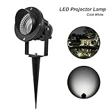 ProGreen ガーデンライト ledライト　 COB AC85-265V　防雨型　LEDスポットライト 庭園ガーデンライト 　アウトドア　 (10W&6000K)