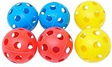 J & J 's toyscape練習ソフトボールセット( 6パック、サイズ: 7.6 " ) Perfect Wiffle Ball forスポーツトレーニング& Fun Play