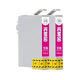 【SEASKY】 ICM50 マゼンタ 染料 2個セット エプソンプリンター用 互換インク ISO9001認証工場 (IC50 IC6CL50)
