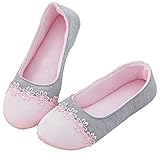 sunbonaレディースSlip On花柄ローファー快適低フラットシューズカジュアルウォーキングシューズ カラー: ピンク