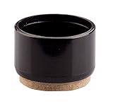 Shepherdハードウェア3 / 4インチプラスチック脚Tip with Feltベース 1-inch ブラック 3933 4