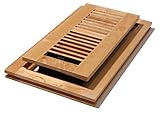 Decor Grates WMLF412-N 4-Inch by 12-Inch Wood Flushmount Floor Register, Natural Maple [並行輸入品]