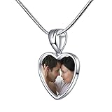 【オーダーメイド】Moonlove 925シルバー ペンダント 写真入れ 無料刻印 お洒落 ハートペンダント ネックレス/ブレスレット用ペンダント 銀貨 オリジナル製品 ユニーク カスタマイズ プレゼ