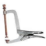 Grip-On 344-170 15-Inch Aluminum Alloy C-Clamp Locking Pliers with Spindle [並行輸入品]
