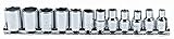 Blackhawk By Proto 112-MNB Drive Metric Socket Set, 1/4-Inch, 12-Piece [並行輸入品]