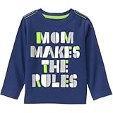 クレイジーエイト Crazy 8/ マム メイクs ザ ルールティ ネイビー トップス長袖Tシャツ 5歳【並行輸入】