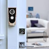 WIFI ワイヤレスチャイム ドアベル ビデオドアベルワイヤレス カメラ電話ドアベルカメラ付き Wifi ホーム インターコム 制御検出 動き検出 サポートAPP機能 IOS/Android用 録画機