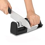 HOCILY 包丁研ぎ器 二段階研ぎ 粗研ぎ/細研ぎ 5秒で急速に研ぐ 切れ味向上 シャープナー 改良版