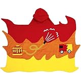 Kidorable Infant Baby Toddler Cotton Bathrobe Fireman Towel Medium by Kidorable