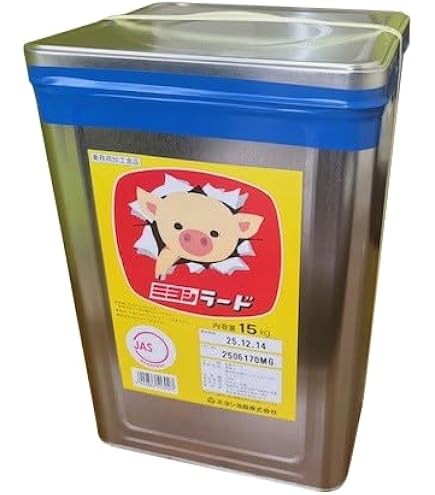 Amazon.co.jp: 日本食品 純製ラード 15kg 一斗缶 : 食品・飲料・お酒