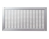 軒天換気グリル 標準（網なし）シルバー SKN-150x300　　新協和