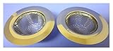 2psステンレススチールStrainers ForバスタブシャワーヘアトラップSnare Drain Strainer – メッシュ直径: 1.5 "