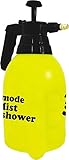 マクロス 噴霧器 2モード ミストシャワー 2L 手動 加圧式 霧吹き 水やり 洗車 シャワー 肥料散布 除草剤散布 MCZ-141 (イエロー)
