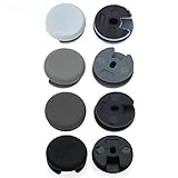 GGZone プラスチック3Dアナログコントローラースティックキャップ 3Dジョイスティックキャップカバーボタン交換用 3DS 3DS XL LL 2DS 3DS XL 3DS LL (ブラック) 2個