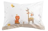 Toddler Travel Pillowcase 100% Softest Cotton Sateen Pillow Case, Covers 13x18 or 14x19, Toddler Bab