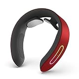 NIPLUX NECK RELAX ニップラックス 国内メーカー 株式会社日創プラス 肩 首 コードレス 静音 軽量 敬老の日 誕生日プレゼント (レッド)