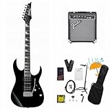 Ibanez/Gio Series GRG170DX Black Night (BKN) 10Wアンプ付属エレキギター初心者セットR