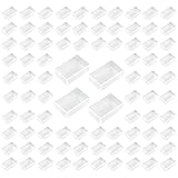 WANDIC空の水彩絵の具パン, DIY 水彩油絵具用フルパレット, 100個(透明)