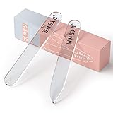 爪やすり 爪磨き ネイルケア 最新ナノデザイン ツヤ出し ガラス製爪磨き 5秒で簡単に綺麗になる プレゼント用 男女兼用（2個セット）