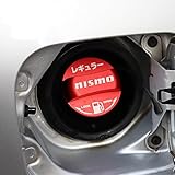 LEXLEYS 日産 レギュラー仕様 赤 セレナ C27系 キックス P15系 エクストレイル T32系 オーラ E13系 ノート E12系 E13系 ジューク YF15系 エルグランド E52系 マーチ K13系 デイズ B40系 専用設計 フューエルキャップ フューエルリッド ガソリン キャップカバー 給油口 オイルキャップ フューエルタンク
