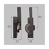 LIXIL 新日軽 引違い窓 錠 クレセント TAKEY72R *製品色・形状等仕様変更になる場合があります*
