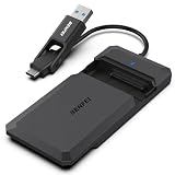 BENFEI 2.5 インチ SATA to USB ツールフリー外付けハードドライブエンクロージャ、USB Type-C/Type-A to SATA 互換(SSD に最適化、UASPをサポート)