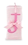 Mud Pie Cotton Receiving Blanket, J by Mud Pie