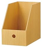 （メーカー直送・代引不可）（送料無料）（日本製）ニーズ 木の音 選びやすいファイルスタンド ライトブラウン KN-30LB（メール便不可）（ラッピング不可）