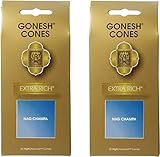 【2個セット】 ガーネッシュ(GONESH) インセンス コーン エクストラリッチ ナグチャンパ 25個入 (お香)
