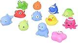 Click N' Play Assorted Colorful Bath Squirters (12 Pack)