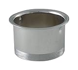 LDR 505 B6330 Flanged Tailpiece Short Threaded, Chrome Plated Brass by LDR Industries