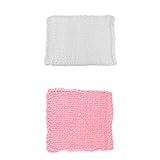 IPOTCH 2枚セット　新生児　編み　ブランケット　布団　寝具　毛布　写真　小道具