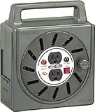 [3703843]ハタヤ　ＮＪ－２型ボックスリール　単相１００Ｖ接地付　１０ｍ　アースチェック付 NJ101KE