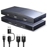 UGREEN 4K@30Hz 外付けキャプチャカード 4K録画対応 FPGA 4K@60Hzパススルー機能 キャプチャーボード YUY2/NV12/RGB24対応 HDR超 低遅延ストリーミング PS5/PS4|Pro/Xbox Series X|S/Xbox One X|S/Switch/OBS、Youtube、Tiktok/Windows|MAC対応