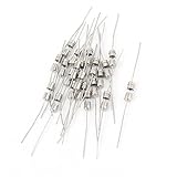 uxcell ガラスヒューズ ショートサーキットプロテクター 電子回路制御 交換部品 電子部品 20個入り