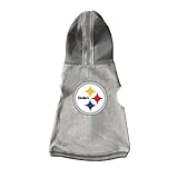 NFLピッツバーグスティーラーズチーム犬スウェットシャツ、Large、ブラック