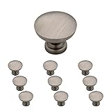 Franklin Brass P29523K-904-B, 1-1/8-Inch, Fulton Kitchen Cabinet Hardware Knob, Heirloom Silver, 10 