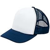 メッシュキャップ ネイビー/ホワイト F