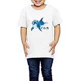 Aries 2歳～６歳子どもＴシャツイルカ キッズ服 White 5-6 Toddler