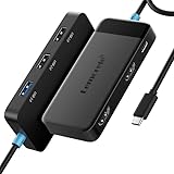 USB C ドッキングステーション hdmi 2つ デュアル HDMI Lemorele 4K@30Hz 拡張 2画面出力 6 in 1 USB C ハブ 100W PD急速充電 5Gbps高速データ転送 USB A3.0 *1+USB A2.0 *2 MacBook/Surface Go/Samsung他のタイプC デバイス対応 在宅勤務/会議/展覧会 軽量