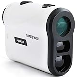 ゴルフ 距離計 660yd対応 PryMAX ゴルフ専用 レーザー 距離計測器 光学6倍望遠 IPX5防水 高低差機能 旗竿ロック 握り心地