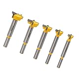 F Fityle 超硬合金 フォスナービット 5本入　ホールソー 木材ドリルビット ボックス付き 作業用