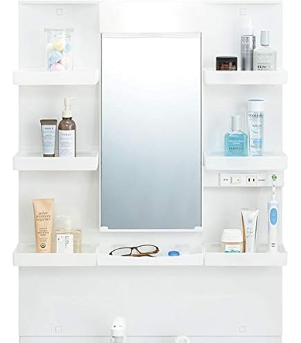 Amazon | LIXIL(リクシル) INAX ミラーキャビネット 洗面化粧台K1 