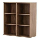 ブラウン：幅75オープンシェルフ レトロ調リビング収納★FLANES（フラネス） ブラウン(brown) 本棚 フリーラック 多目的棚 おしゃれ 新生活 オシャレ 書棚 書架